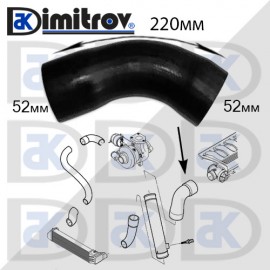 Маркуч турбо BMW 3 E46 5 E39 7 E38 X5 E53